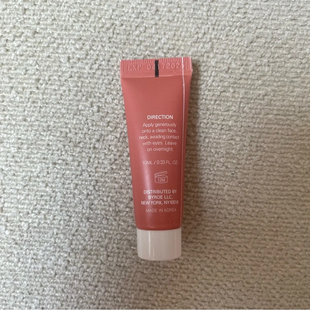 BYROE New York Golden Carrot Overnight Relief Mask .33 oz